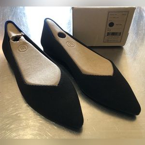 Rothy’s The Point in Black Solid Sz 7